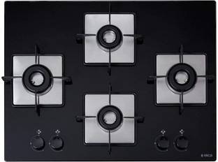 Elica FLEXI EC 470 DX BK Glass Automatic Hob
