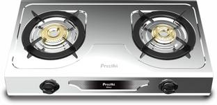 Preethi Glory 2B Stainless Steel Manual Gas Stove