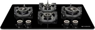 FABER HT754 AI FFD | Flame Failure Device| Auto Electric|Brass Burners Glass Automatic Hob