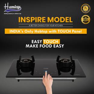 Hamlay Inspire 2B Auto Hob Toughened Glass Touch Panel Glass Automatic Hobtop Glass Automatic Hob