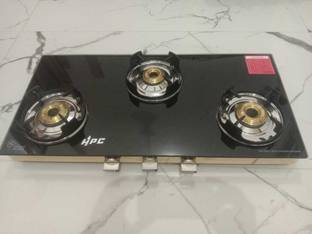 HPC Brass, Glass Automatic Gas Stove