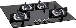 Glen BH1074SQIN Built In Glass Hob 8 MM Thick Toughened Glass Hob 2 Years Warranty Glass Automatic Hob