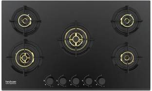 Hindware Hindware 86 cm 5 Burner Hob Hazel HAZEL 5B 86 CM Brass Automatic Hob