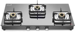SUJATA 9 Years Warranty| 5G Designed Forged Brass Burner, LPG & PNG Compatible Classic Glass Manual Gas Stove