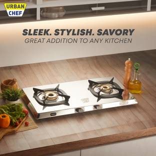 Urban Chef Stainless Steel Manual Gas Stove