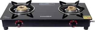 MACIZO ICONIC Cooktop ISI Certified 2-Year Warranty with Doorstep Service Toughned Glass Manual Gas Stove