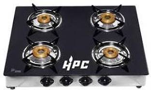 HPC Brass, Glass Manual Gas Stove