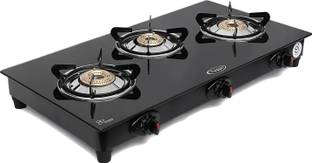 Fogger Fogger 3 Burner auto ignition Gas stove Glass Automatic Gas Stove