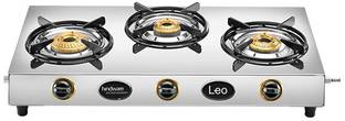 Hindware Leo 3b Stainless Steel Manual Gas Stove