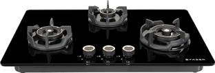 FABER EXPERIA HT753 AI FFD|Flame Failure Device|Cast Iron Pan Support| Glass Automatic Hob