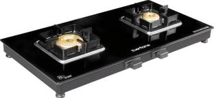 Everflame Matrix Cooktop Sleek Design Durable Build Efficient Cooking Performance (Black) Glass Manual Gas Stove