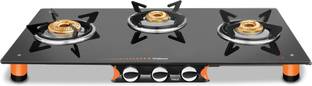 Vidiem Air Pride 3 Burner Glass Manual Gas Stove