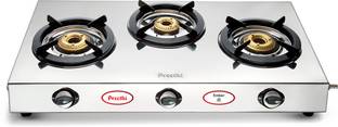 Preethi Blu Flame Ember Stainless Steel Manual Gas Stove