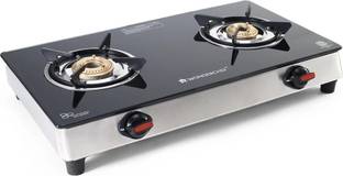 WONDERCHEF Galaxy Black Cooktop Glass Automatic Gas Stove