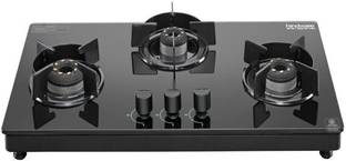 Hindware Coral BLK 3B Manual Glass Manual Gas Stove