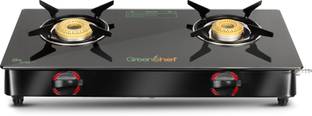 Greenchef Ebony Glass Manual Gas Stove