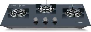 Prestige Desire Hobtop PHTD 03 AI Black L P Gas Table 8mm Thick Superior Toughened Glass Automatic Hob