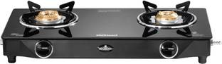 Sunflame LPG STOVE GT 2B DIAMOND BK Glass Manual Gas Stove