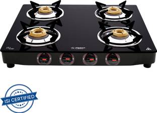 Flipkart SmartBuy Imperio 4 Burners Glass Manual Gas Stove