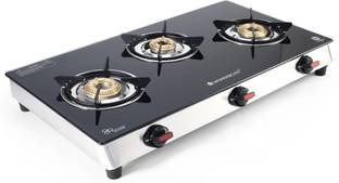 WONDERCHEF Galaxy Black Cooktop Glass Automatic Gas Stove