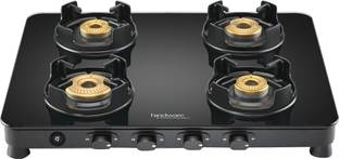 Hindware Smart Appliances Alverio 4B AI Glass Automatic Gas Stove