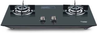 Prestige Desire Hobtop PHTD 02 AI Black L P Gas Table 8mm Thick Superior Toughened Glass Automatic Hob