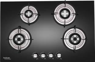 Hindware Smart Appliances Verona Plus 4B 80 CM Glass Automatic Hob