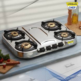 Urban Chef ISI certified Elegant Stainless Steel Manual Gas Stove