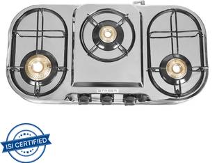 FABER Astra 3BB SS Stainless Steel Manual Gas Stove