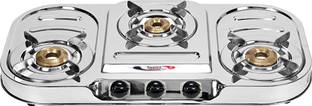 Suntex 3B ORCHID SSPS(Brass Nozzle) Stainless Steel Manual Gas Stove