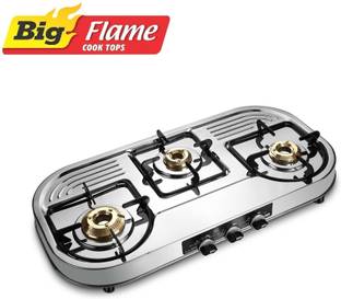 BIGFLAME 310 Tri Jet Stainless Steel Manual Gas Stove