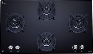 Elica RG FLEXI HCT 491 DX LOTUS BK Glass Automatic Hob