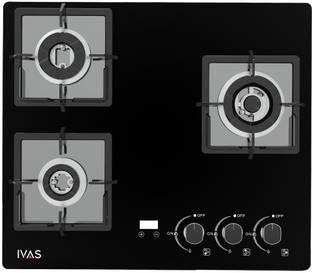 IVAS IgnisGlo 3 Burner Hob Stainless Steel Automatic Hob