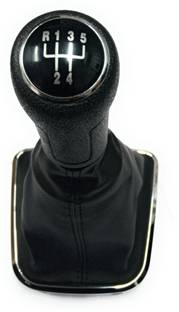 GOPINATH AUTOLINK Leather Grip knob, With Leather Boot Polo Gear Knob