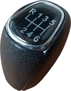 GOPINATH AUTOLINK ABS Plastic Grip knob, Rubber Gear knob Alcazar gear lever shift Gear Knob