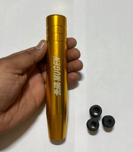 Auto MT MUGEN GOLD Aluminum Long Universal Racing Car Mugen Shift Knob Manual Gear Knob