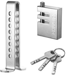 QNJL 8 Hole Brake Clutch Pedal Car Lock Universal Anti-Theft Adjustable Gear Lock