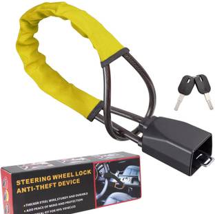 ENEMYT Steering Wheel Lock Seat Belt Lock Car Anti-Theft Device Universal Car Gear Lock