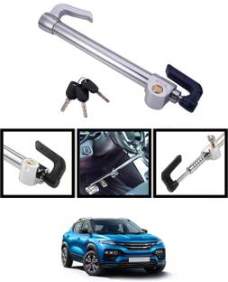 RKPSP Anti-Theft Heavy Duty Car Steering Wheel Lock with Clutch Brake Pedal Lock 162 Gear Lock