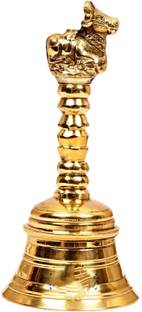 UAPAN Brass Bell Nandi-4" Brass Pooja Bell