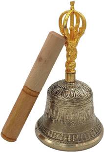 Plus Value Feng Shui Tibetan Om Bell Buddhist Bell Brass Feng Shui Bell