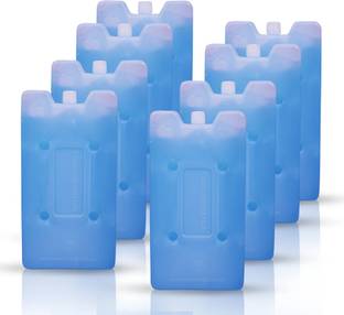 Ecommercehub 08 PCS Ice Packs for Cooler, Reusable,Cools Faster Than Ice Beverage/Cold Items Transports & Cooler Accessories