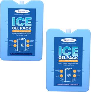 Ecommercehub Large Reusable Ice Pads for Cold Shipping & Beverage Item Transport for Cold Shipping Ideal for Beverage Transport, Food & Ice Cream Delivery
