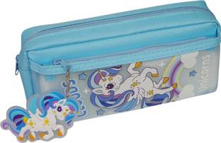 Pakke-Dheet Clouds Unicorn Art Polyester Pencil Box
