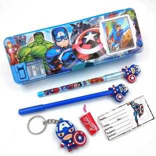spartone Avenger Pencil Box With Accessories Geometry Box