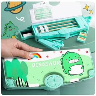 JOY MAKER 3D Pencil Case for Kids Designer Pencil Pouch Art EVA Pencil Box Geometry Box