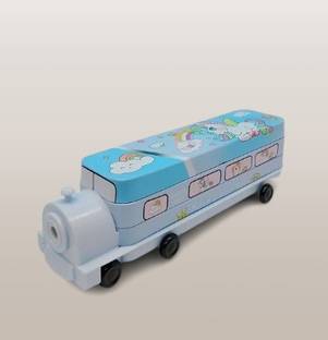 Nehuu creation Pencil Box Blue with Unicorn Pen Geometry Box
