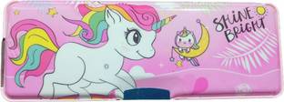 Rsentera Geometry Pencil Box For Kids Boy And Girls Dual sided Geometry Box (Multicolor) Geometry Box