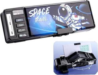 Zoniex Space Password Lock Double Sided Compass Box for Kids Pencil Box for Kids Geometry Box