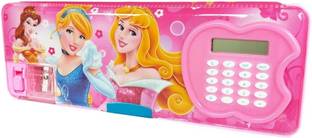 नॉब Princess geometry box for girls with calculator good for gifts ज्योमेट्री बॉक्स